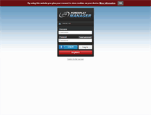 Tablet Screenshot of hockey.powerplaymanager.com