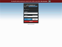 Tablet Screenshot of handball.powerplaymanager.com